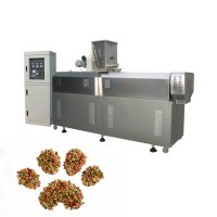 BV CE certificate twin screw extruder pet dog food making machine